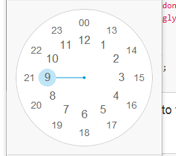 jQuery时钟时间选择器风格插件clockpicker