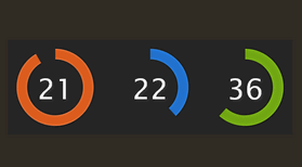 CSS3 和 jQuery 制作的一款漂亮的多彩时钟特效